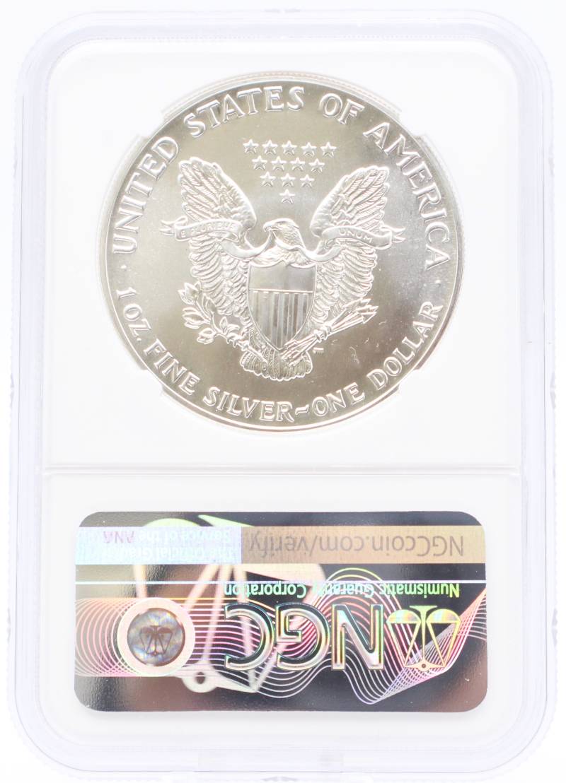 1987 NGC MS69 Silver American Eagle Copy